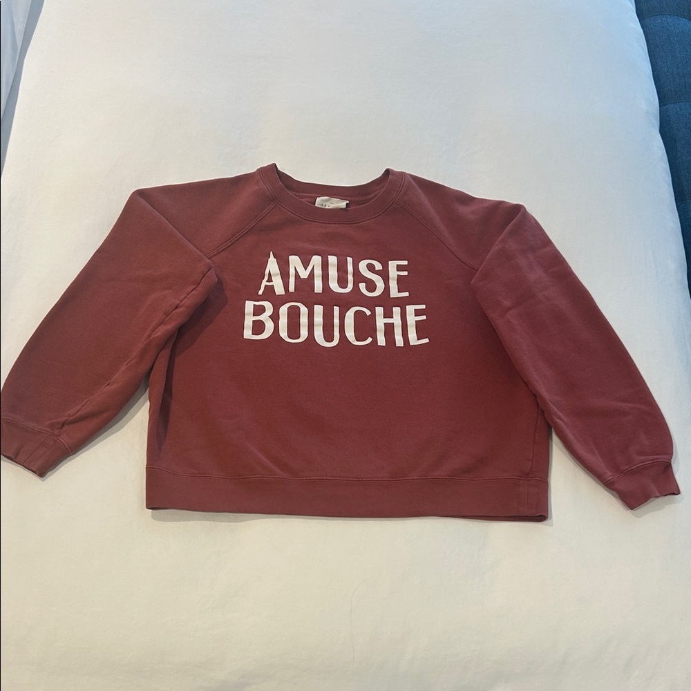 RARE Sezane Amuse Bouche Sweatshirt